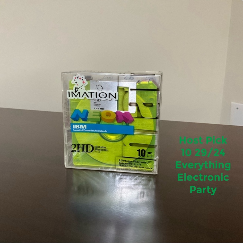 2HD Neon Diskettes (10) IBM Formatted
